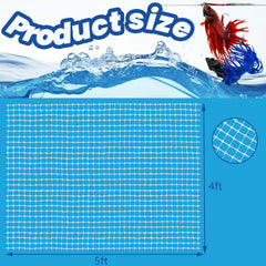 DLOnline clear mesh netting one-fourth-inch openings closeup for optimal light transmission.