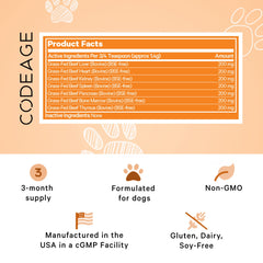 DNA PET powder-dispense close-up illustrating convenient meal mixing.