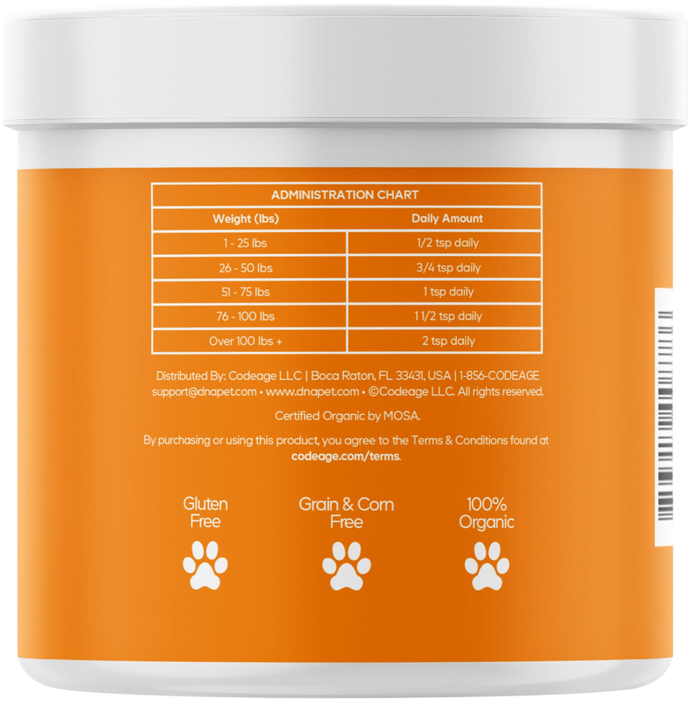 DNA PET USDA organic certification label highlighting trusted organic quality for pets