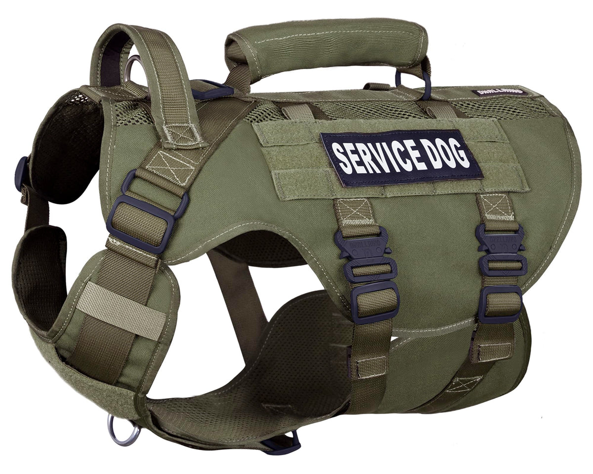 Dnallrino service dog vest soft mesh cushion for comfortable all-day wear