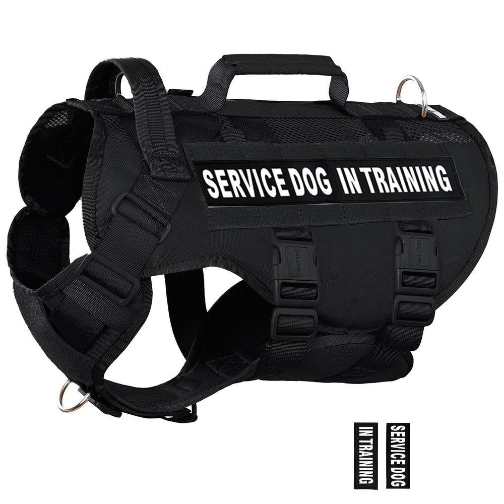 Dnallrino tactical dog harness Air Mesh for breathable comfort and quick-drying wear