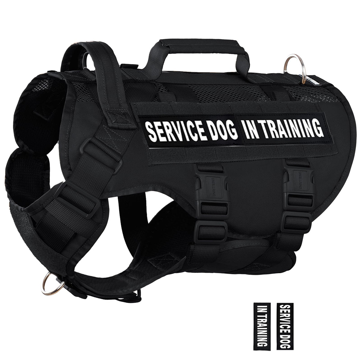 Dnallrino tactical dog harness Air Mesh for breathable comfort and quick-drying wear