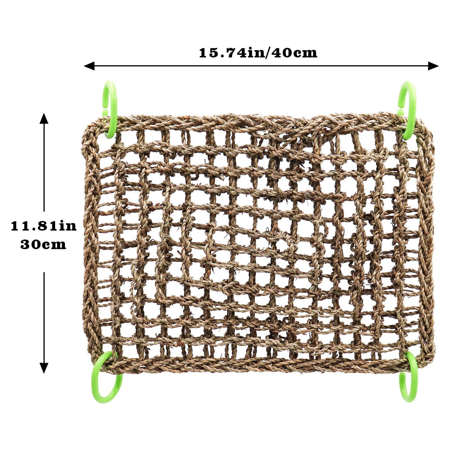 Dnoifne bird seagrass mat-multiuse-small-animal suits birds and small pets in compact spaces