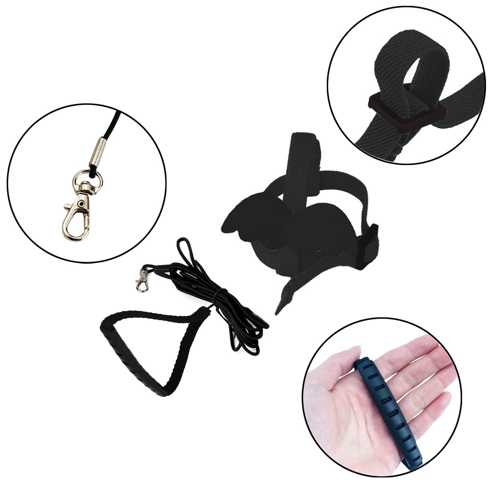 Dnoifne parrot leash 2m length supports relaxed, controlled outdoor exploration.