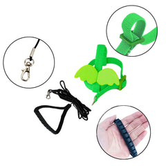 Dnoifne parrot harness ergonomic handle supports comfortable control.