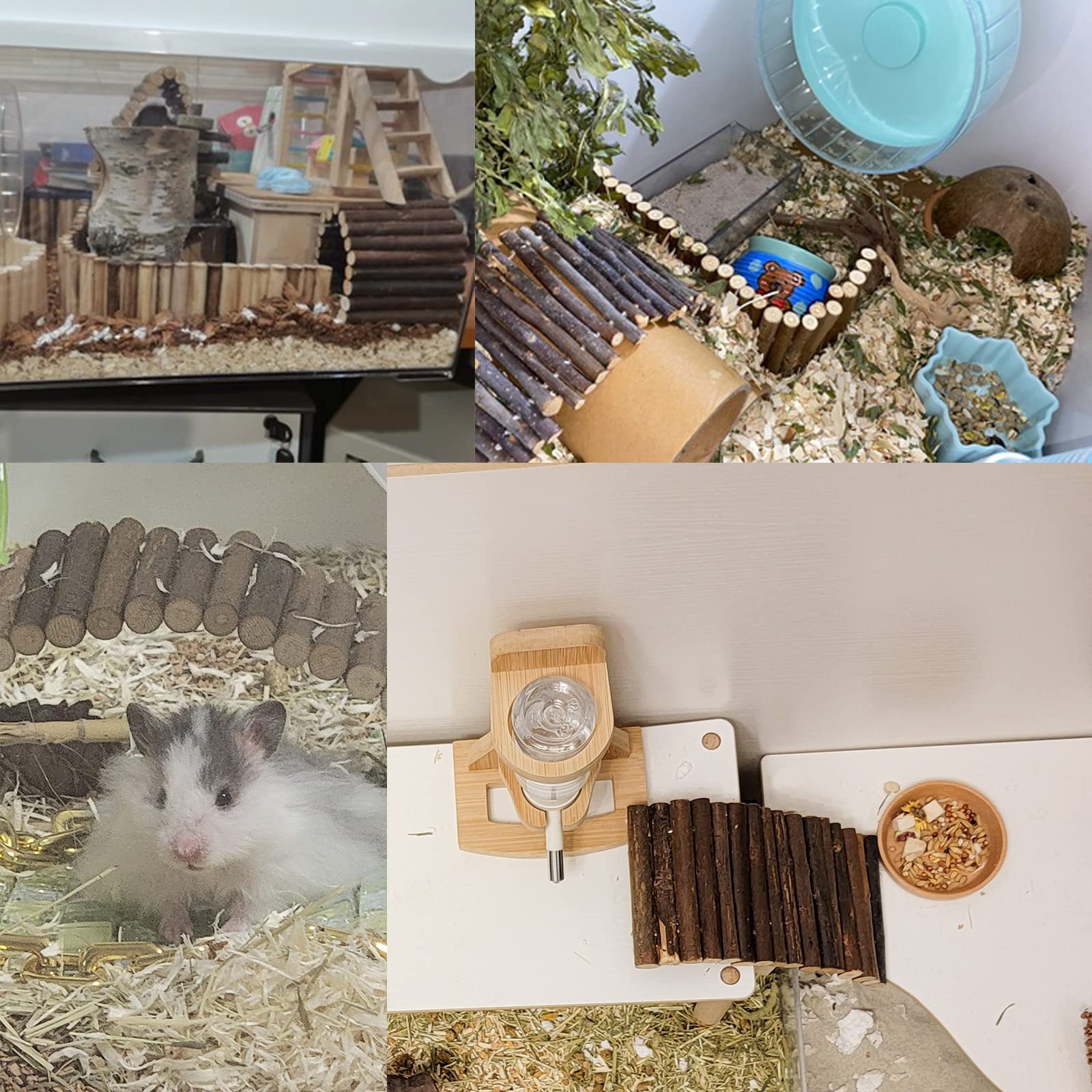 Dnoifne small animals cage accessory provides versatile play and sleep spaces.