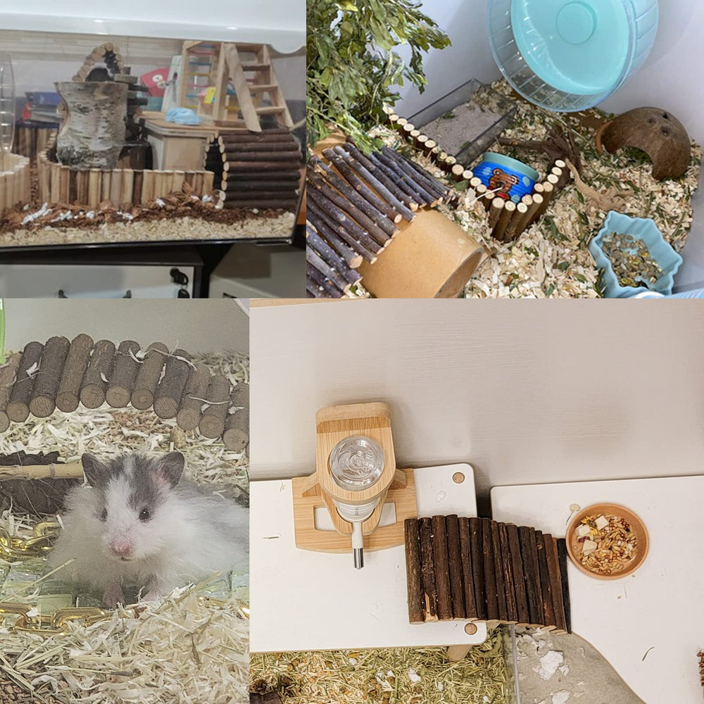 Dnoifne small animals cage accessory provides versatile play and sleep spaces.