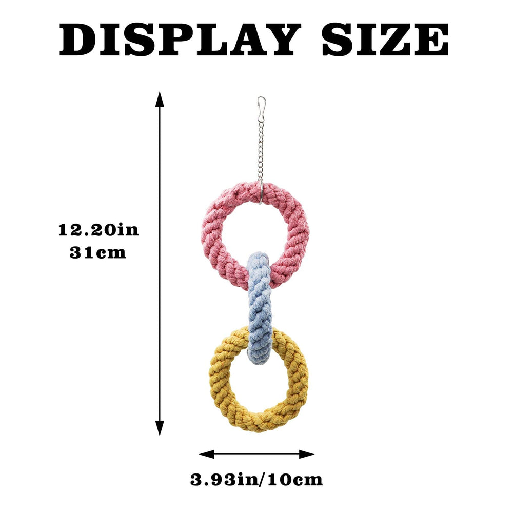 Dnoifne versatile cage accessory supports climbing, swinging, and exercise.