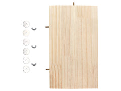 Dnoifne wide parrot perch platform provides generous space for play