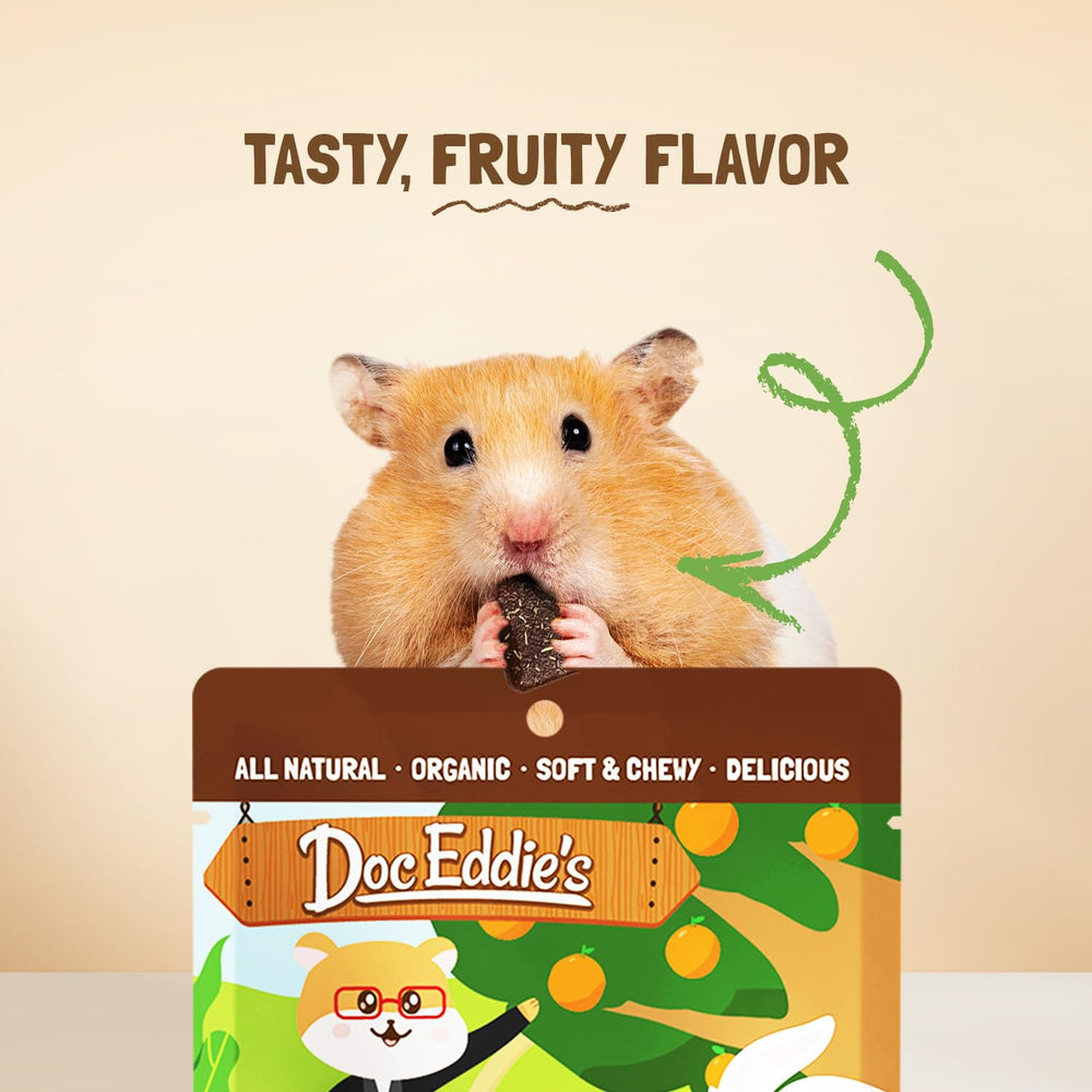 Doc Eddie's Vitamin C Bites using upcycled ingredients to reduce waste.