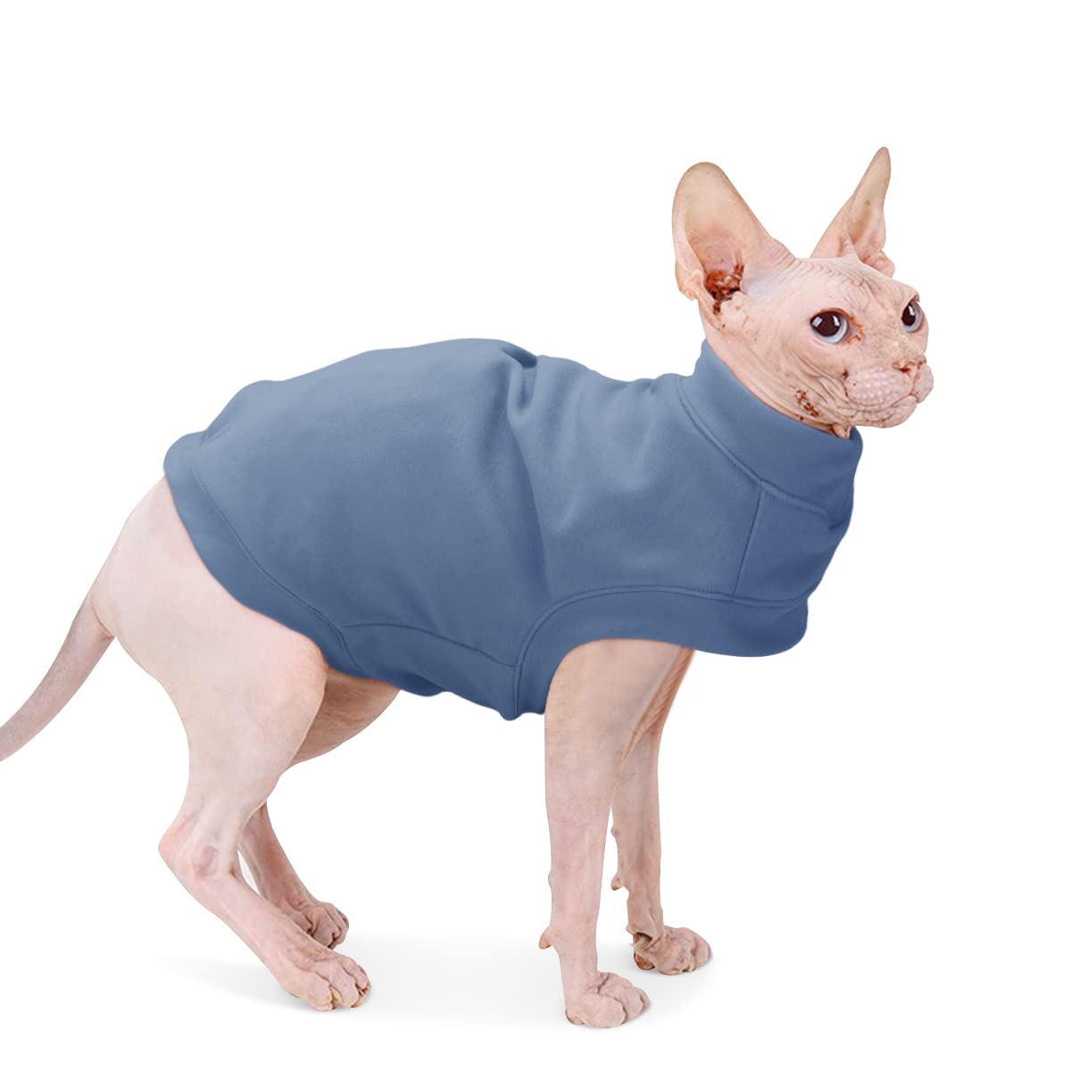 Dociote soft fleece dog sweatshirt front view—cozy warmth for chilly days.