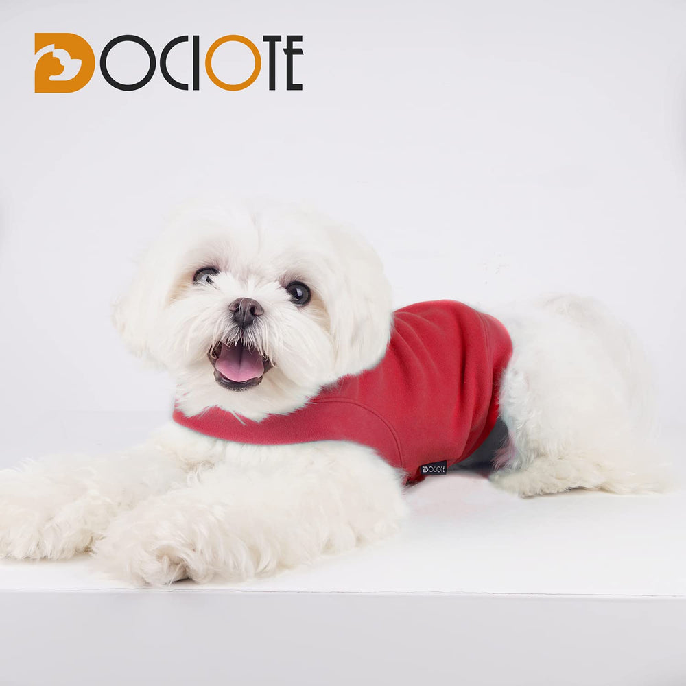 Dociote Soft Fleece Sweatshirt back view reveals snug, cozy fit.