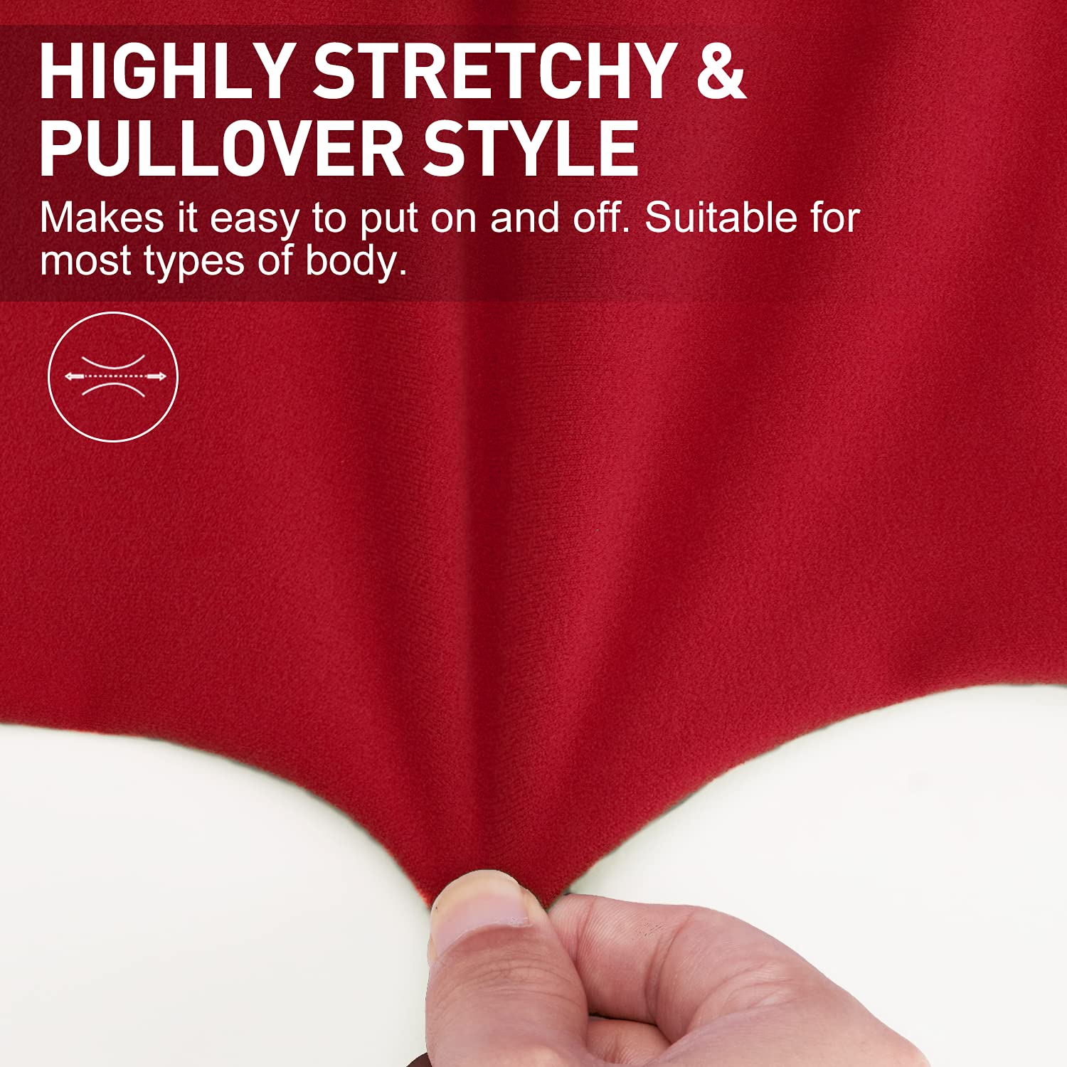 Dociote Soft Fleece Sweatshirt paw closeup emphasizes skin-friendly, breathable fleece.