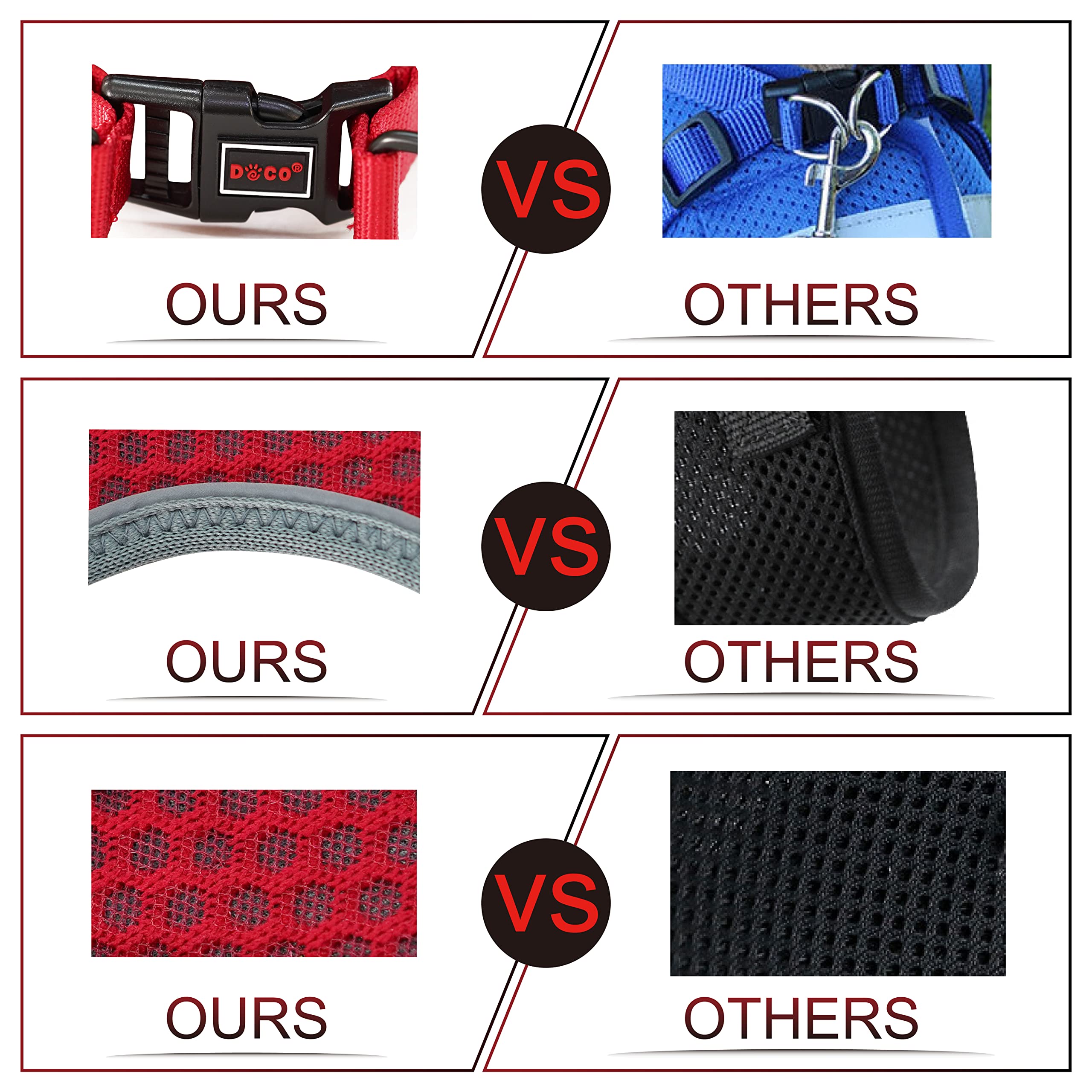 DOCO Athletica chest-strap ergonomic design promotes balanced control on walks.