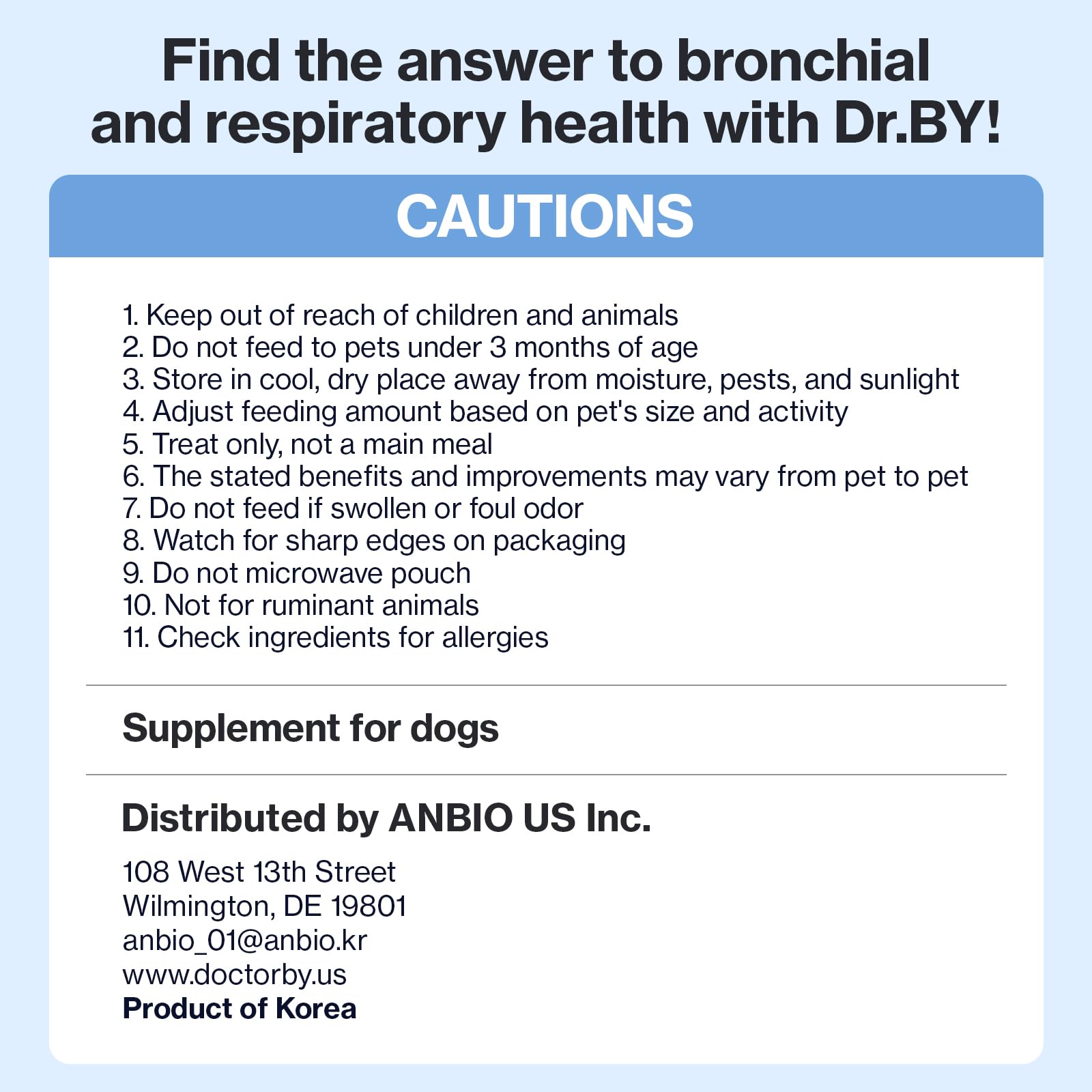 Doctor By Breath Care ready-to-feed bottle for manageable dog daily care.