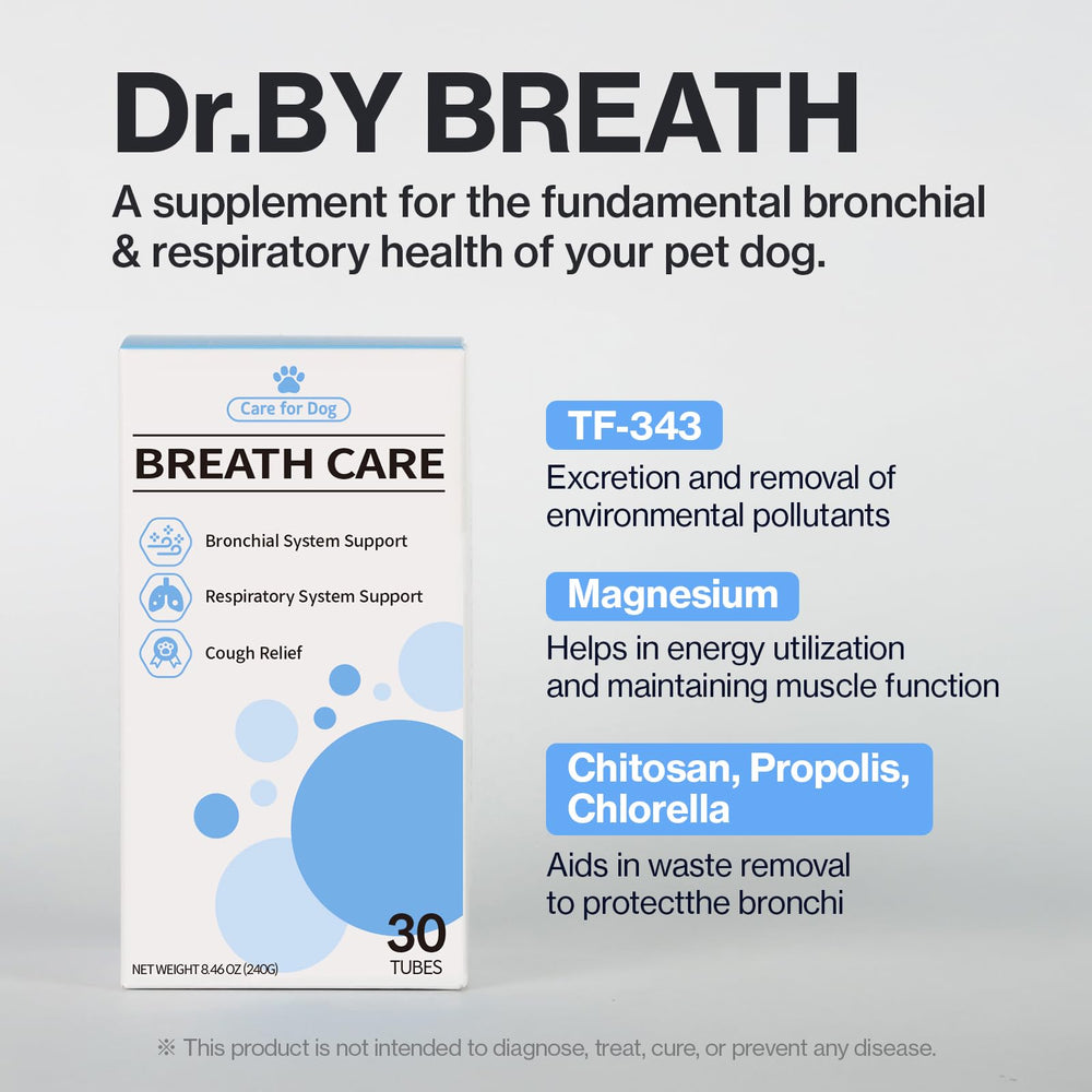 Doctor By Breath Care HACCP ISO badge signals quality manufacturing.