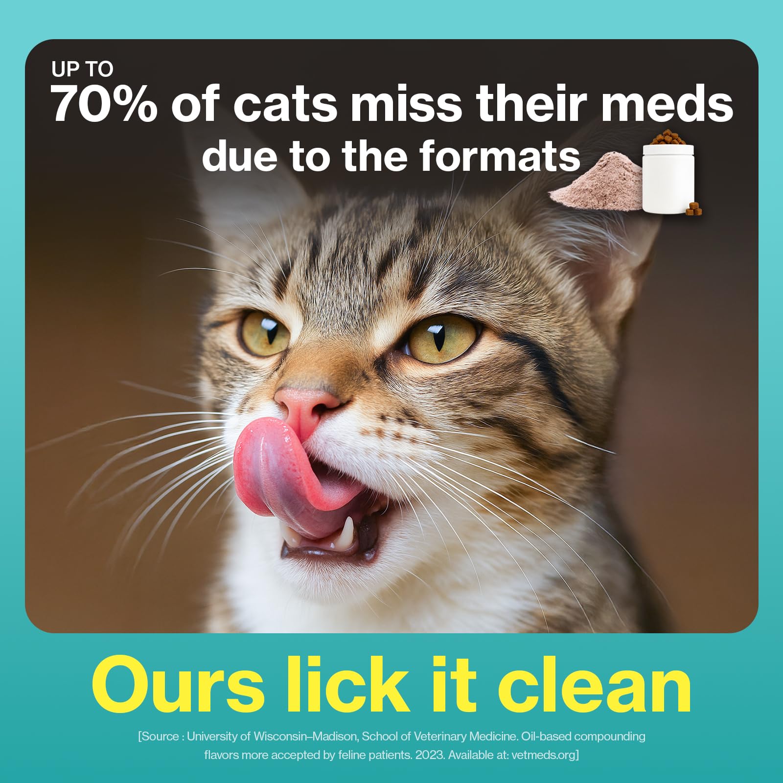 Doctor By Cat Biome gut balance graphic highlighting probiotic benefits.