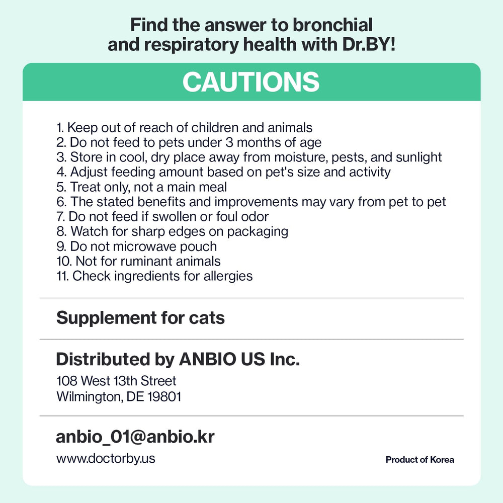 Doctor By Cat Breath quality-testing image communicates strict self-quality tests.