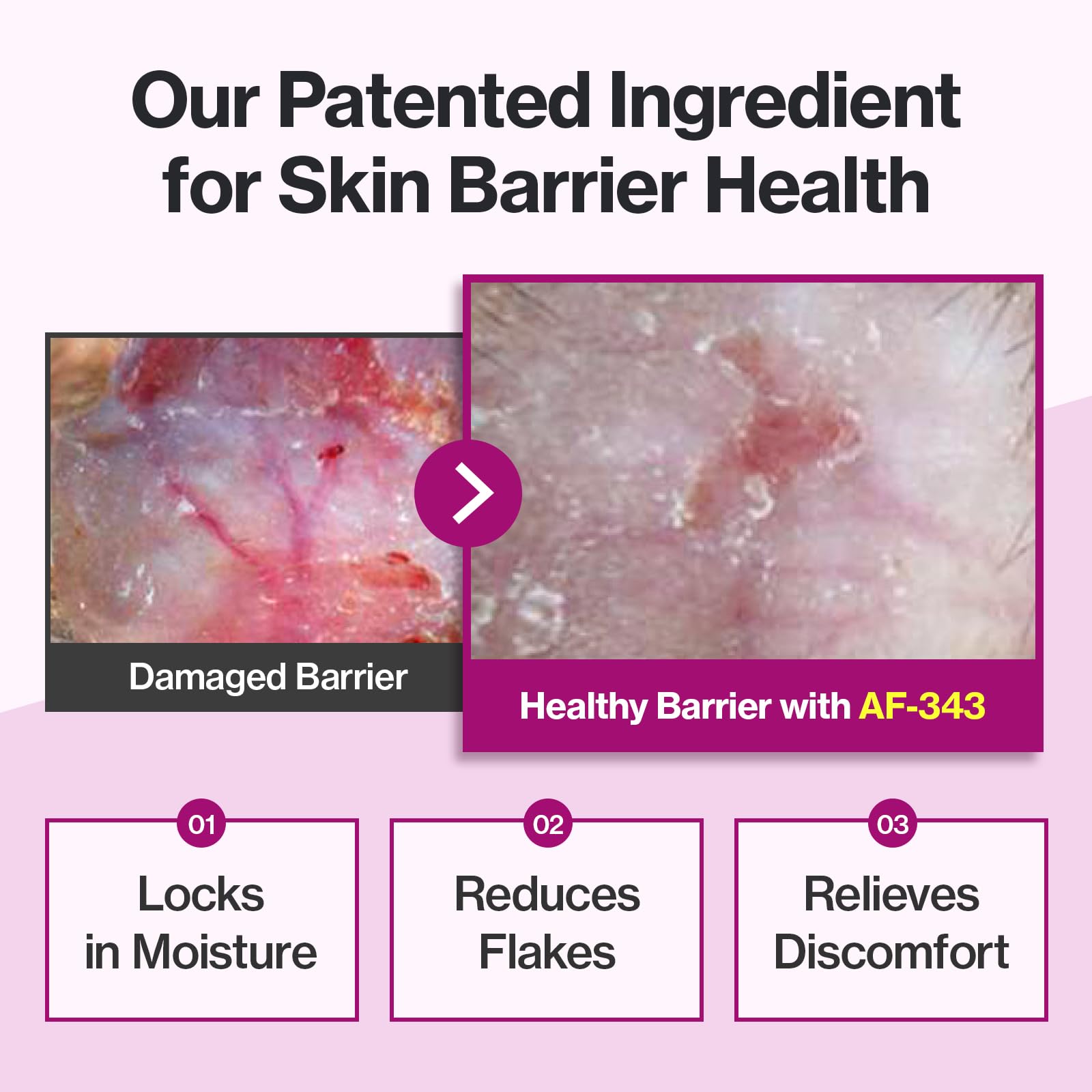 Doctor By Cat Silk Derma Lickable ingredient icons showcase omega 3s and spirulina.