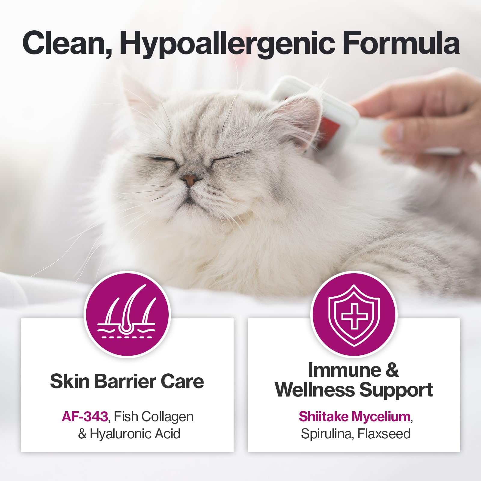 Doctor By Cat Silk Derma Lickable skin illustration emphasizes soothing care concept.