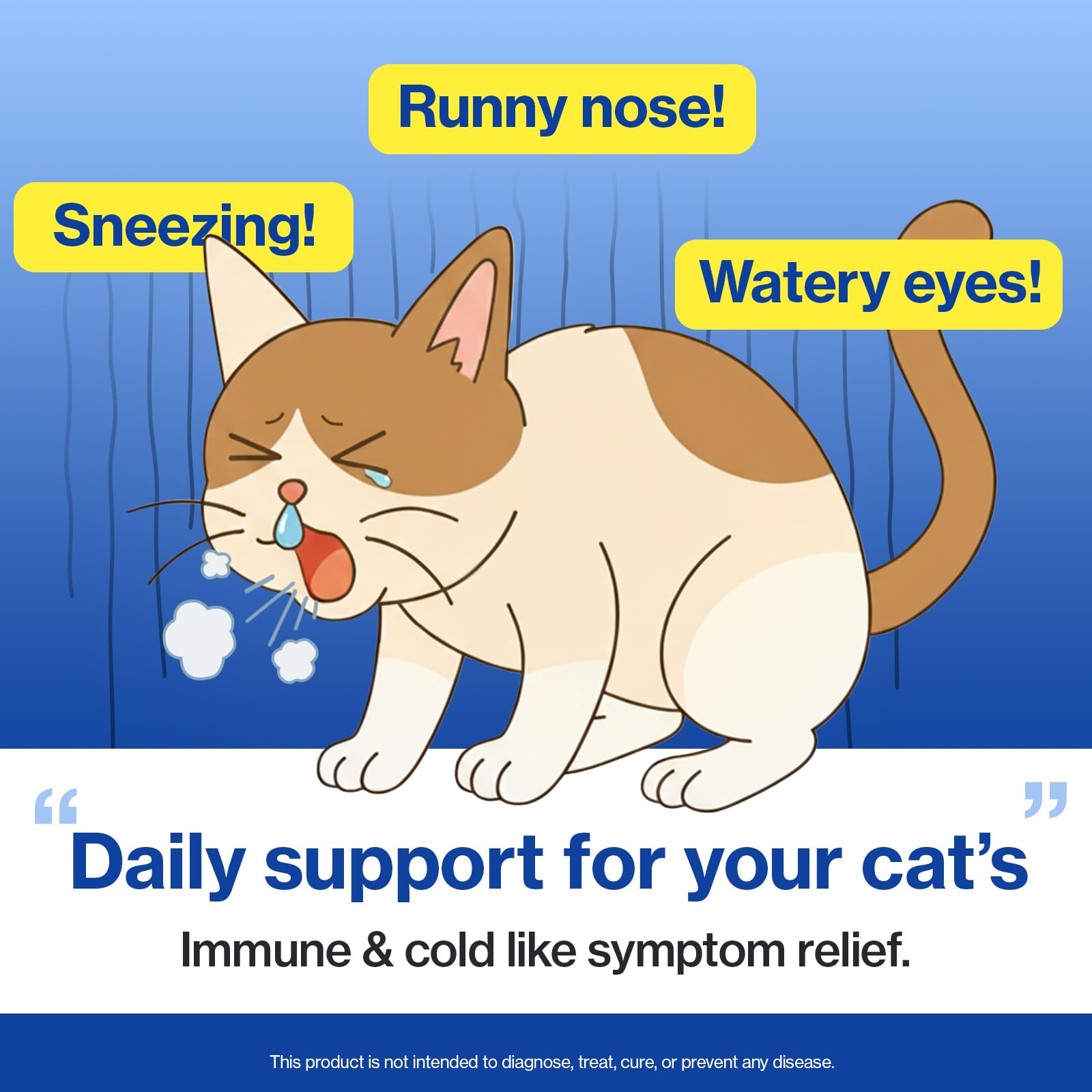 Doctor By Felysin cat licking treat demonstrates palatability for easy immune support dosing.