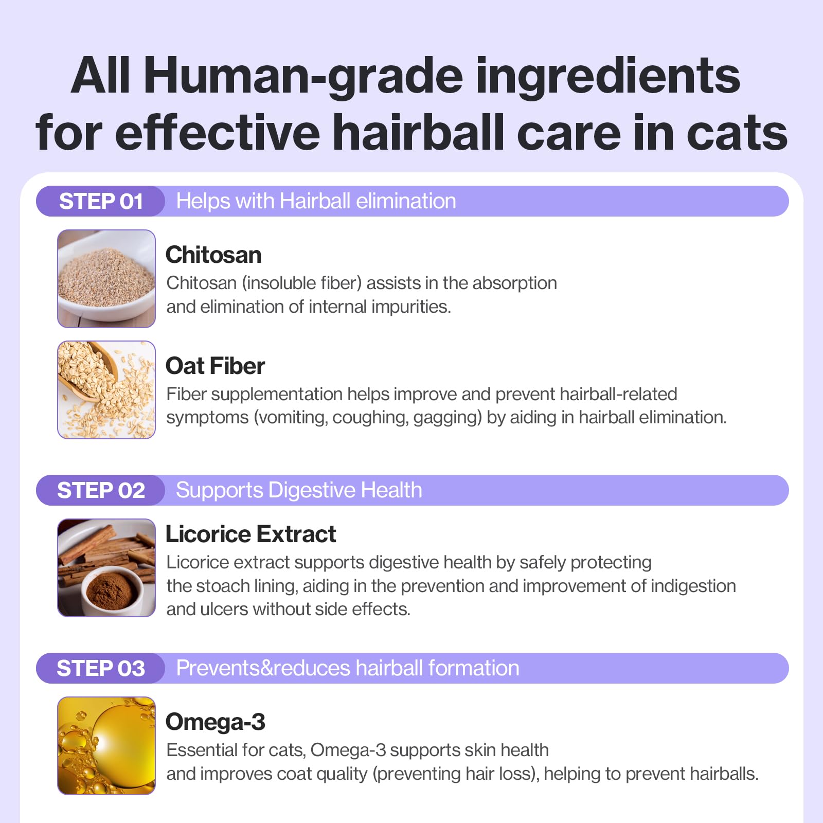 Doctor By Hairball Care packaging displays 30-count individually packaged servings