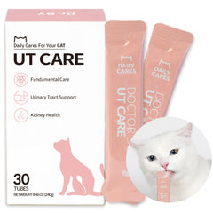Doctor By UT Care cat urinary-health-treat showcases easy daily administration.