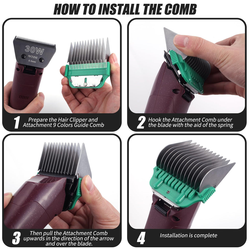 DODAER stainless steel guards endure frequent grooming sessions