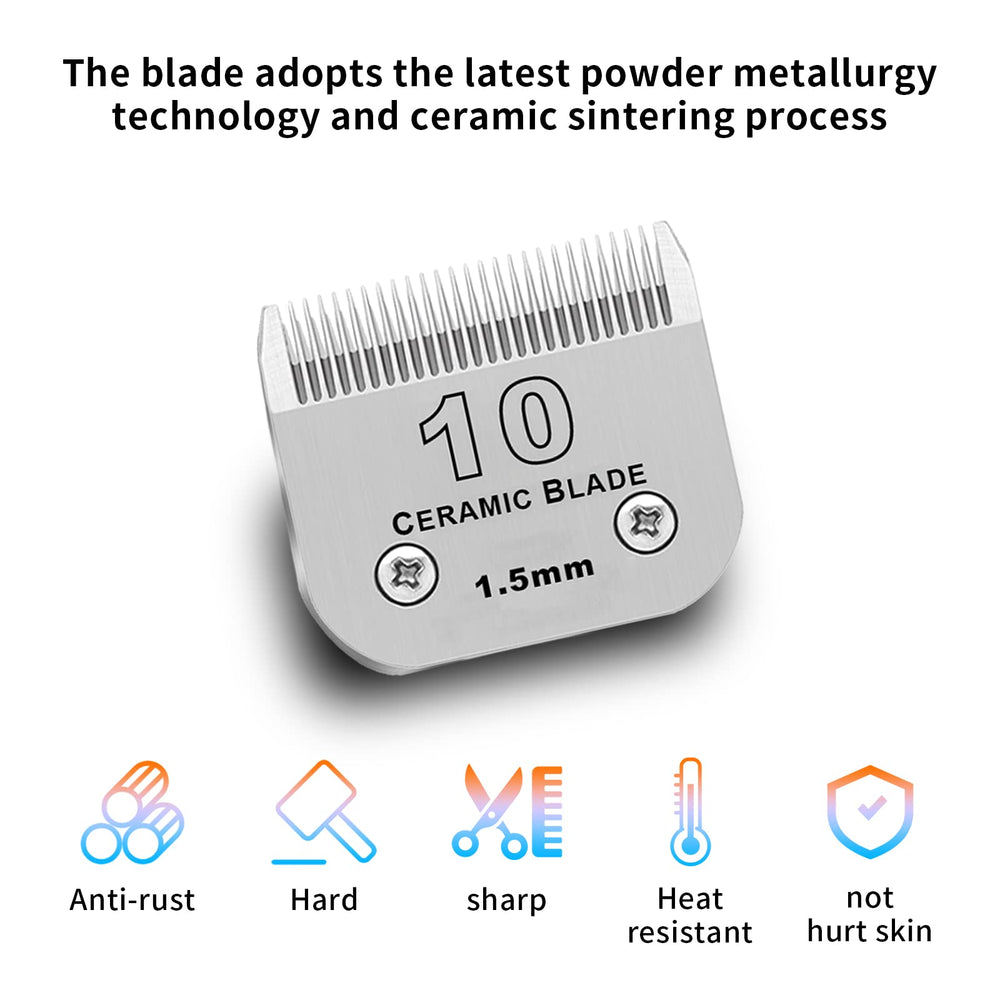 DODAER 10# blade close-up showing 1/16 inch cut for clean finishes.