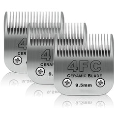 DODAER 3-pack 4FC blades close-up, precise grooming edge
