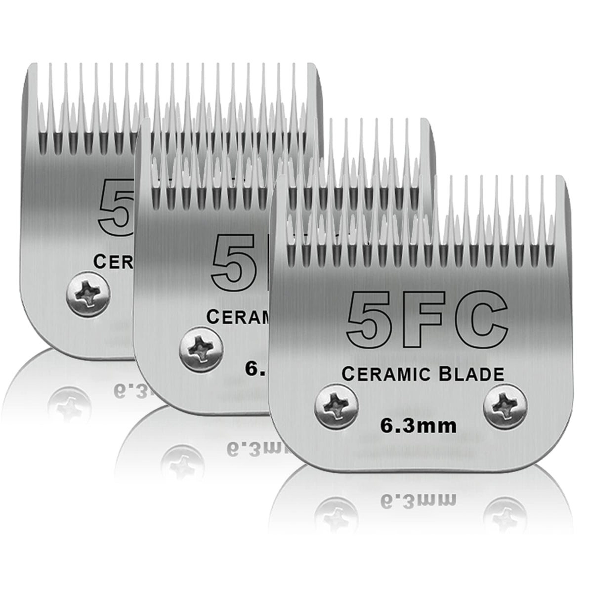 DODAER 3-pack 5FC detachable ceramic blades for precise trims