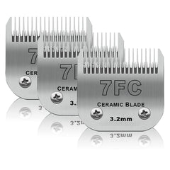 DODAER 3-pack 7FC blades in package for easy replacement and grooming efficiency.