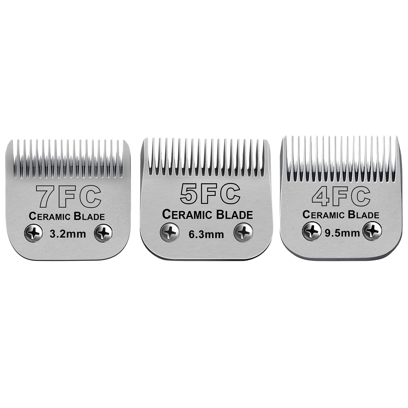 DODAER 7FC blade close-up shows precise cutting length for efficient grooming.