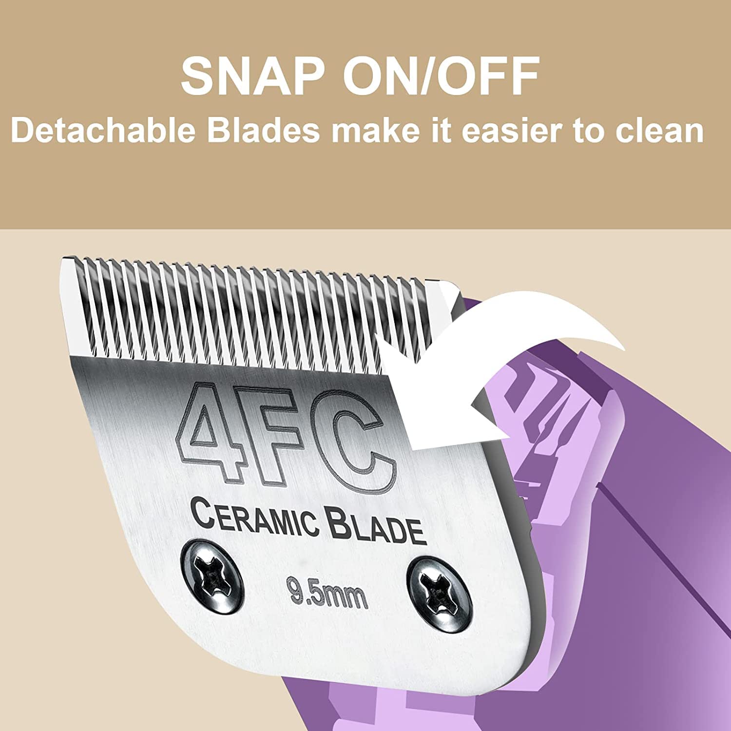 DODAER blade compatible with Andis for quick swaps