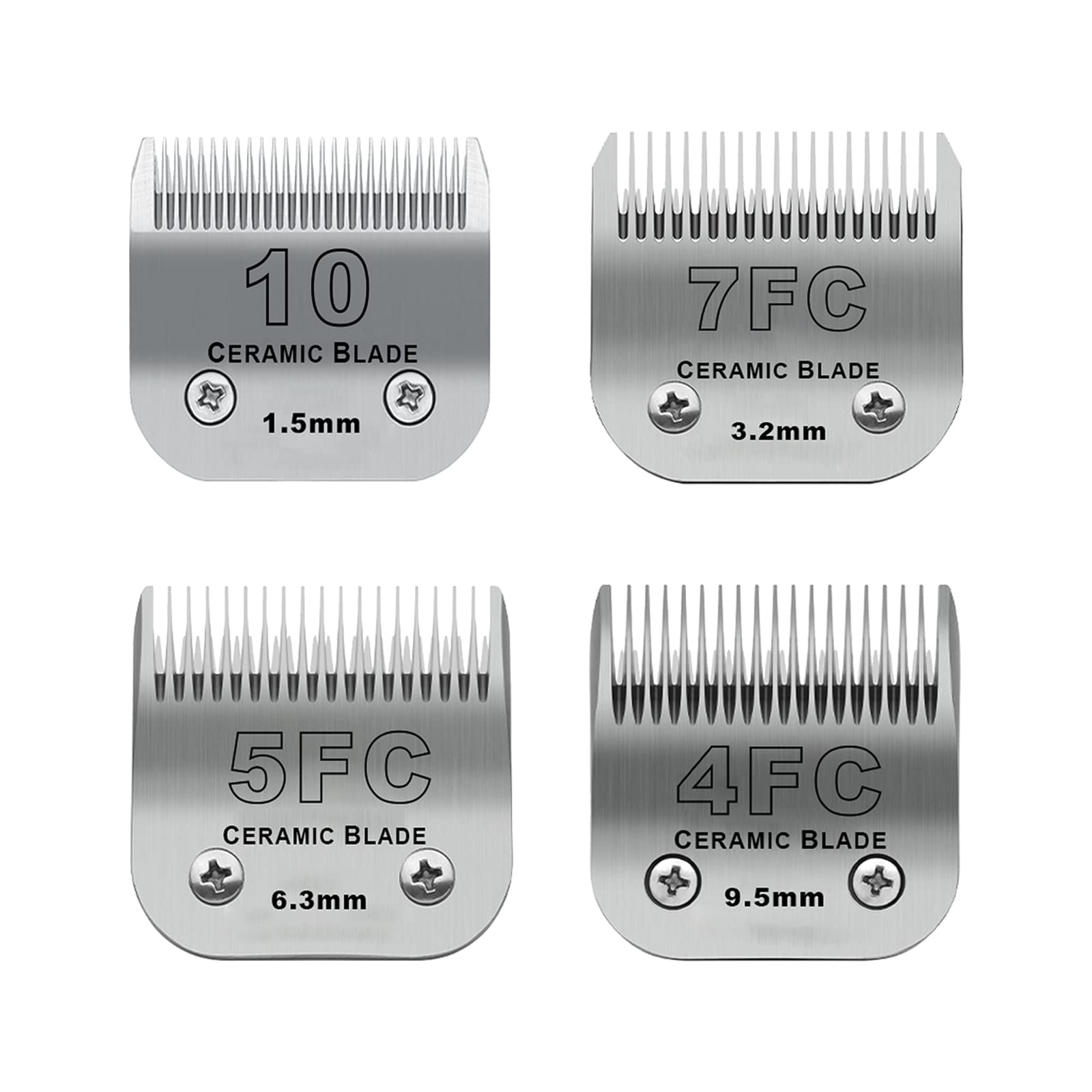 DODAER 10 blade shown for precise 1.5 mm cut on dogs