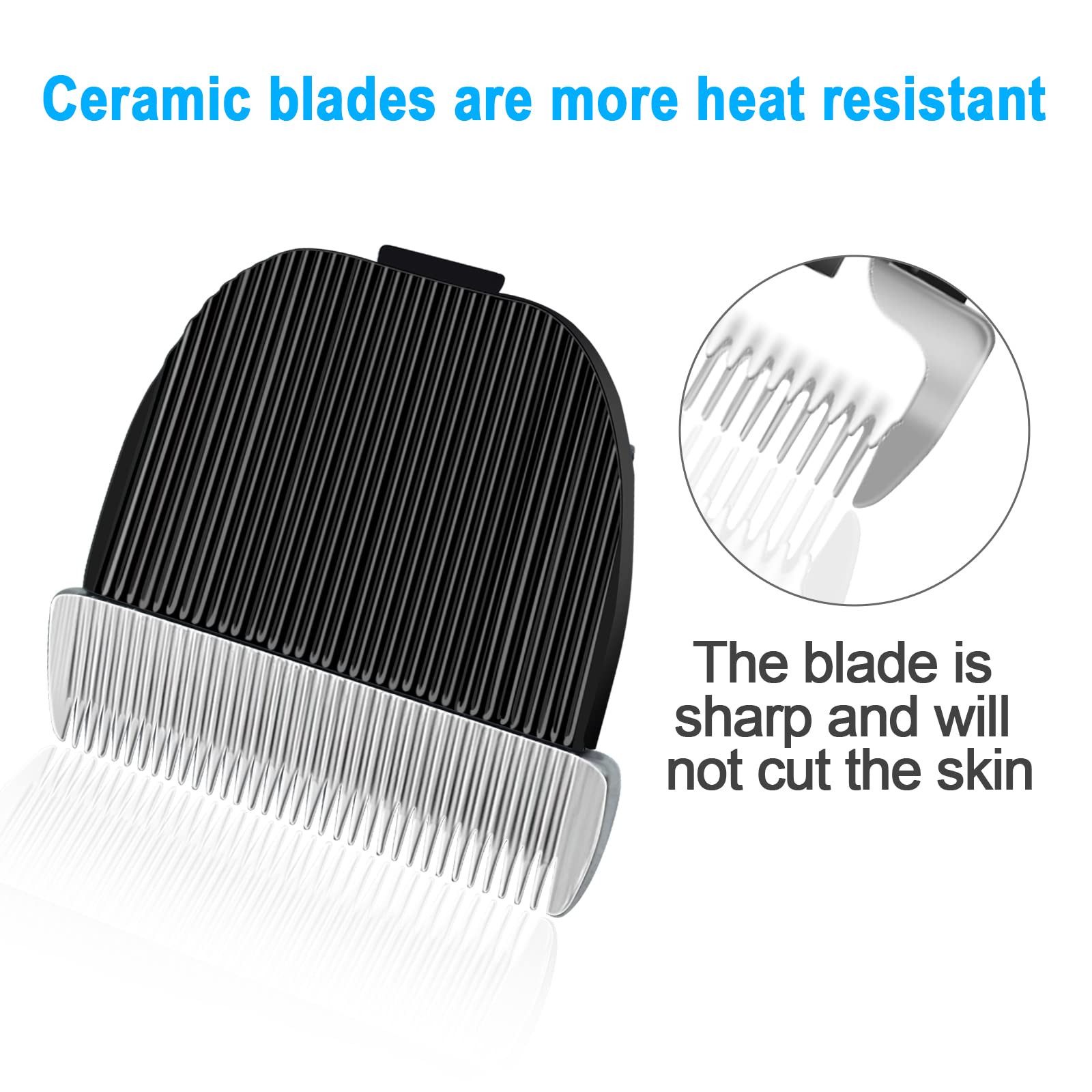 DODAER easy-install blade design for quick replacement and clean grooming