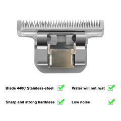 DODAER T84 blade showing compatibility with Andis/Oster A5 and Wahl KM10