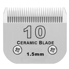 DODAER detachable clipper ceramic blade close-up showing precision edge for smoother trims