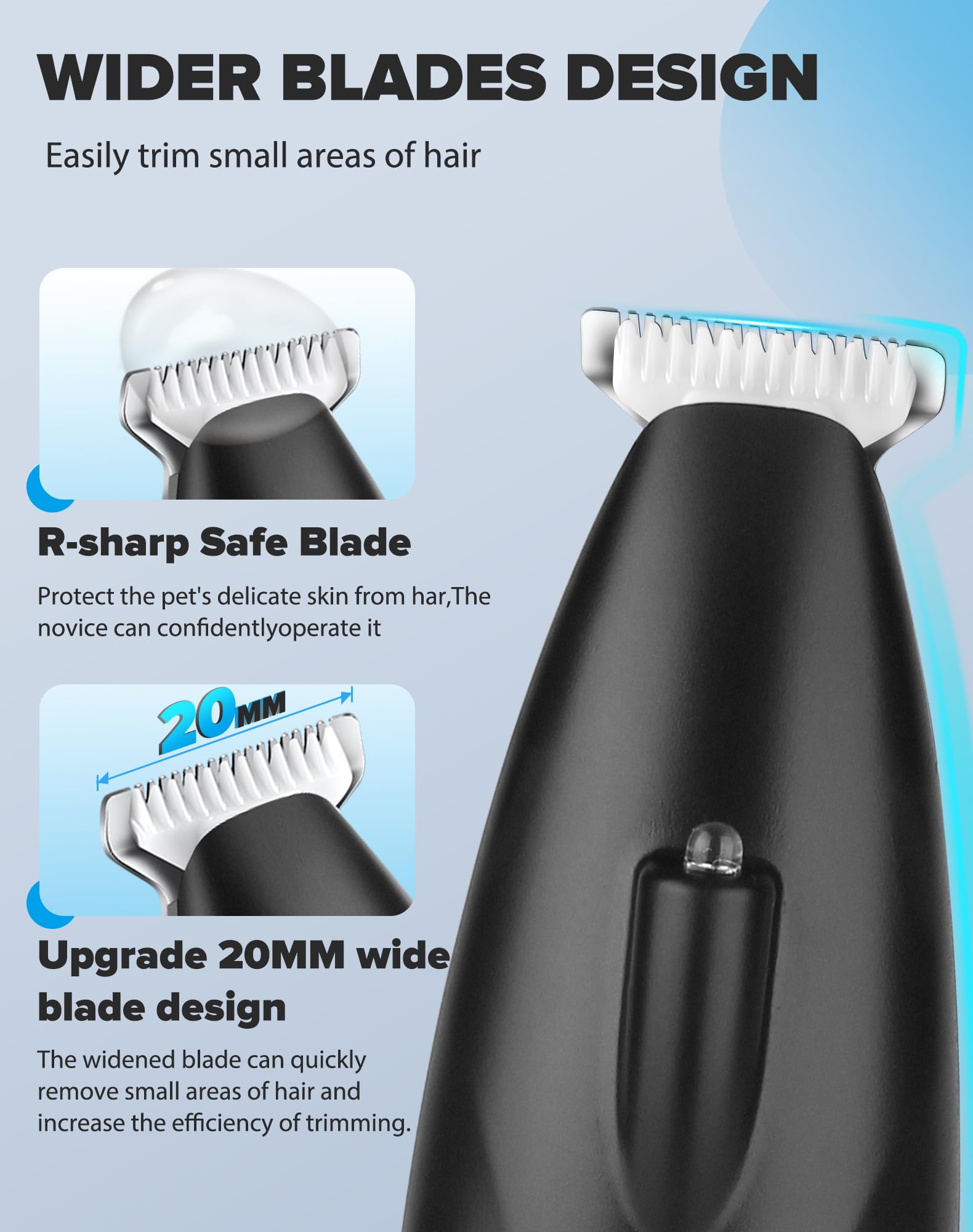 Dodiff low-noise dog clipper under 50 dB for calm grooming
