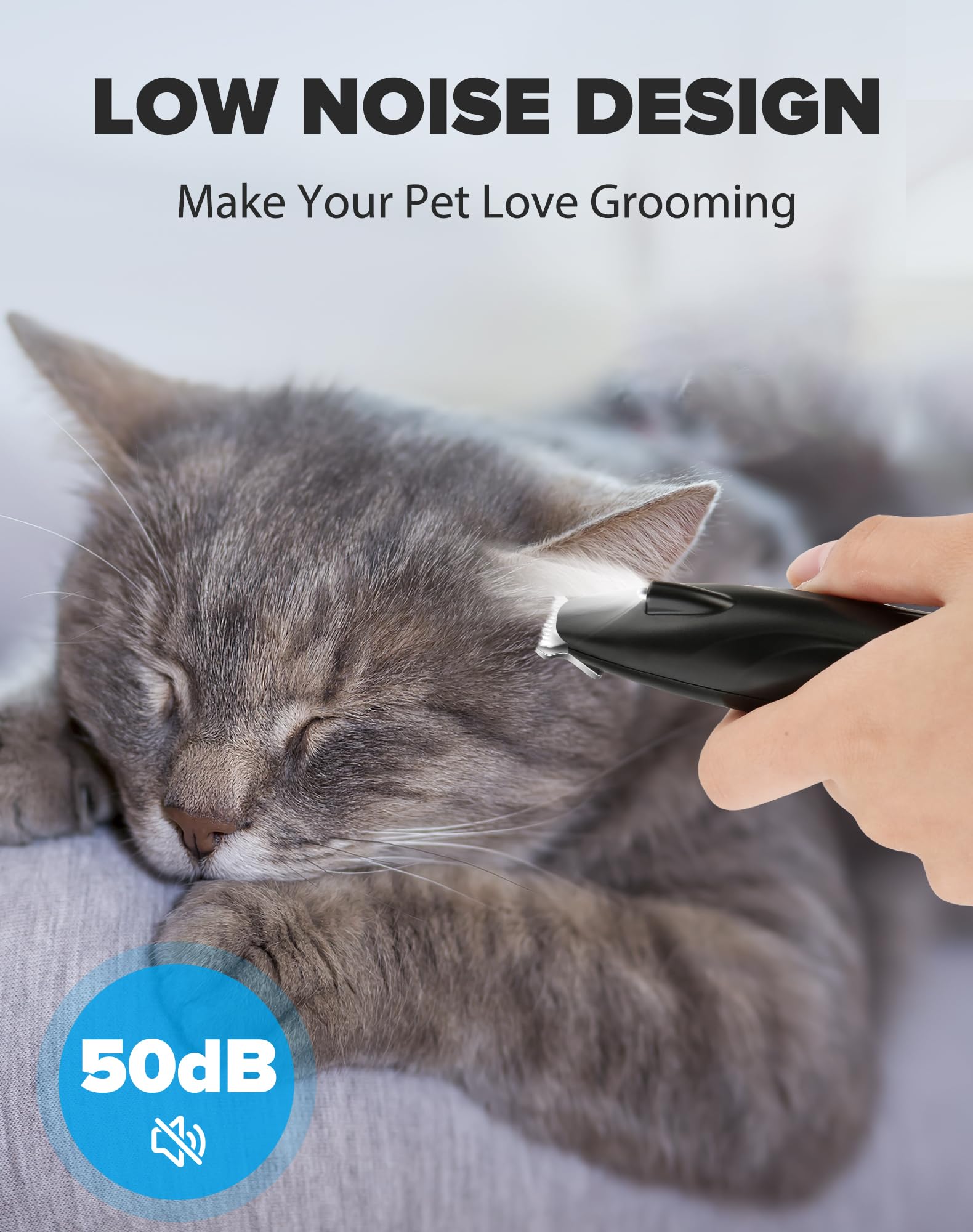 Dodiff trimmer safety design for precise small-area grooming