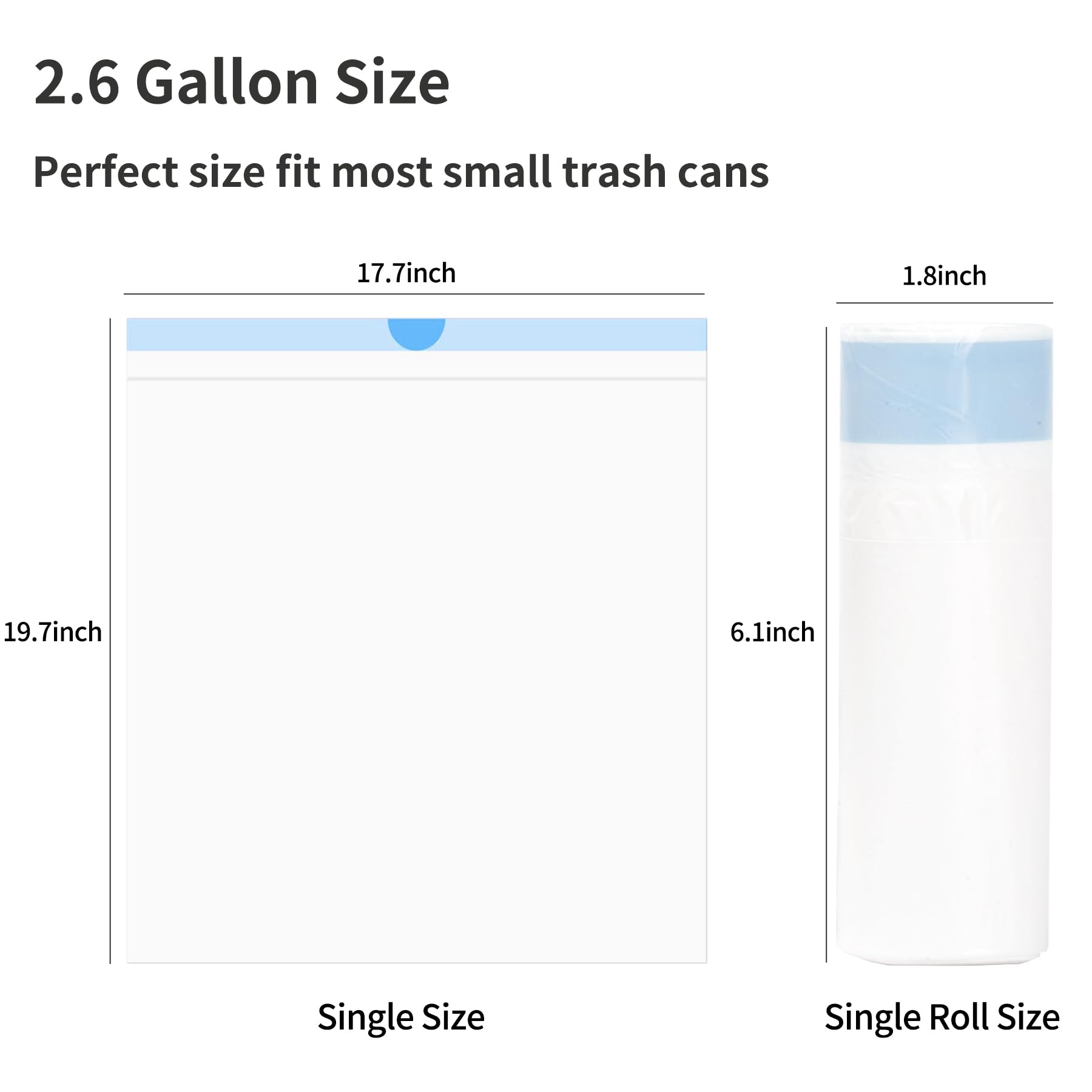 DOEL heavy-duty leakproof material shows thicker bags resisting rips and leaks.