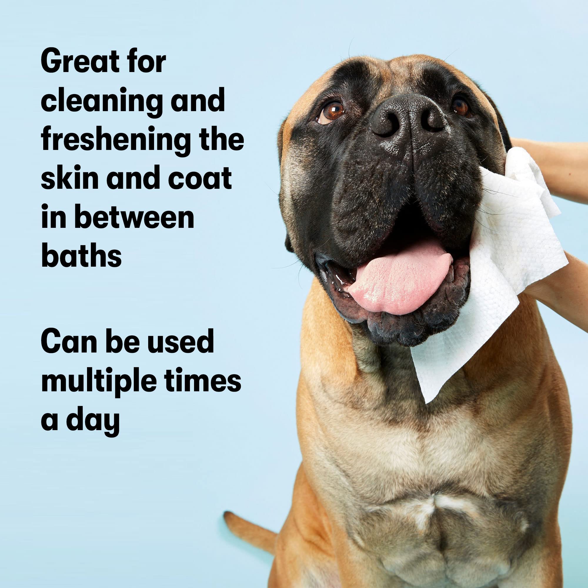 DOG by Dr Lisa wipes vegan-friendly formula for gentle coat care