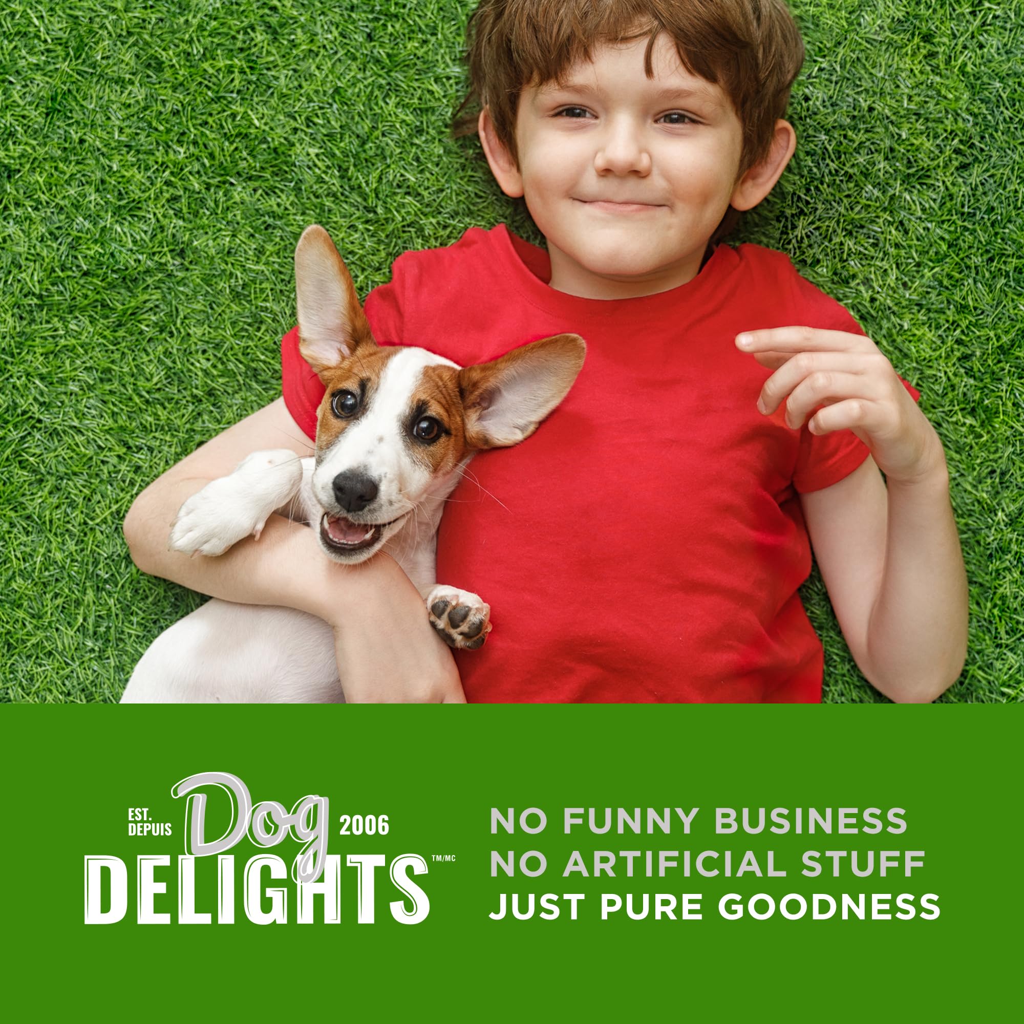 Dog Delights Chewy Duck Sticks no additives or artificial ingredients.