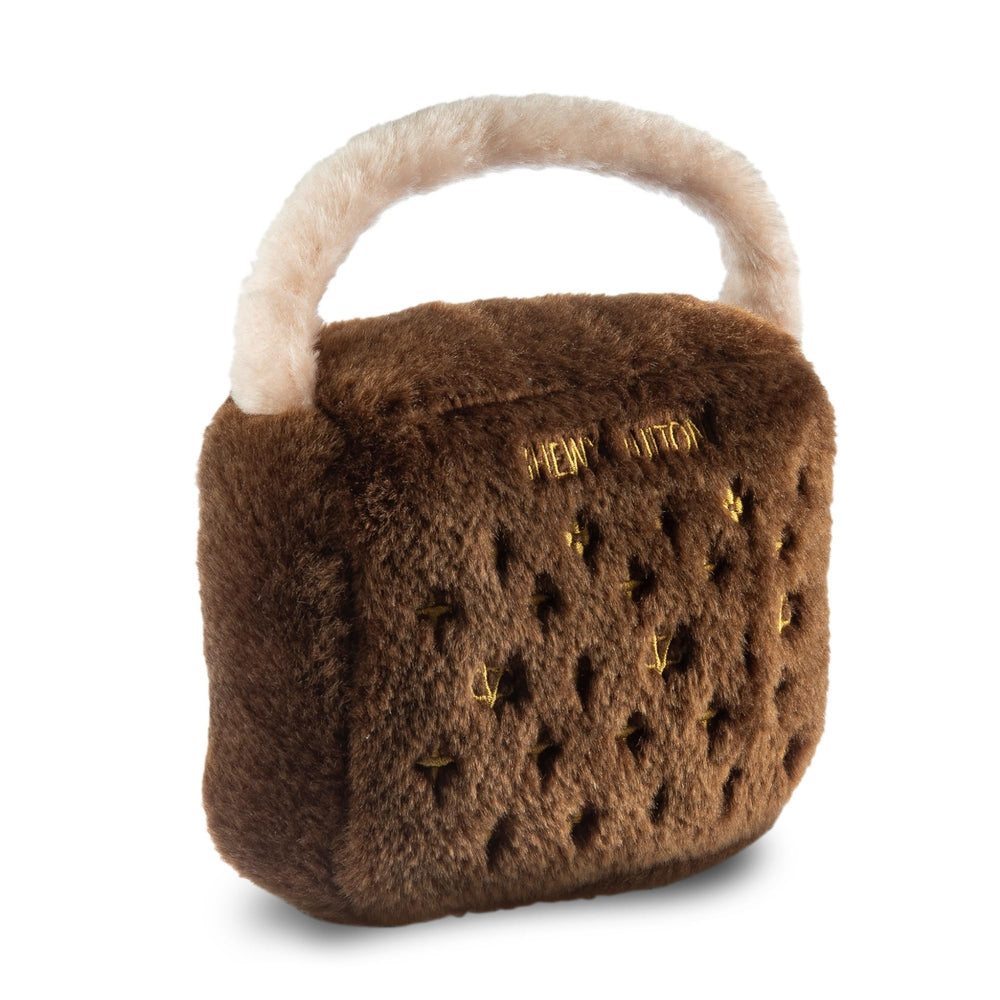 Dog Diggin Designs Runway Pup purse toy 2—soft plush for soothing chew and gentle tug.