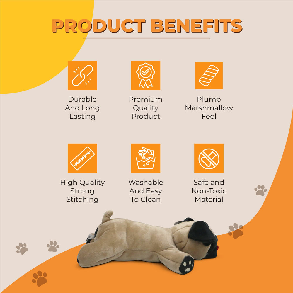 Dog Dog Pug stuffed animal gift-ready packaging ideal for gifting