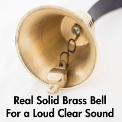Dog Doorbell solid metal construction emphasizes safety and long-lasting training use