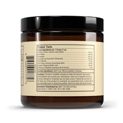 Dr. Mercola Bark & Whiskers seasonal-support powder being added to dog meals for routine use.