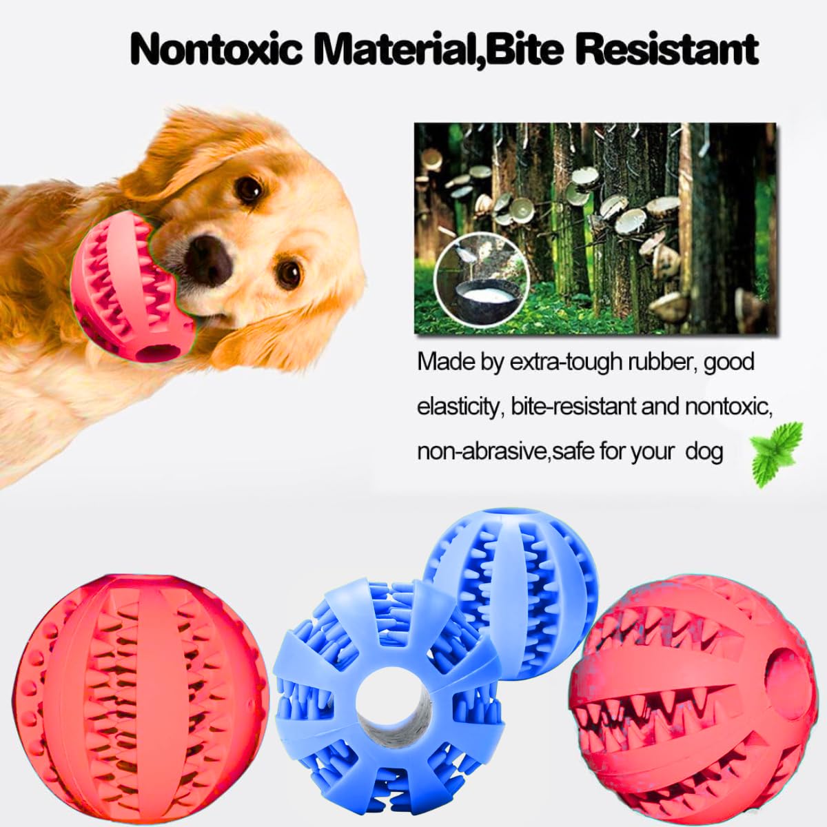 Dog Enrichment Puzzle Ball with treat dispenser and hidden compartment for problem solving