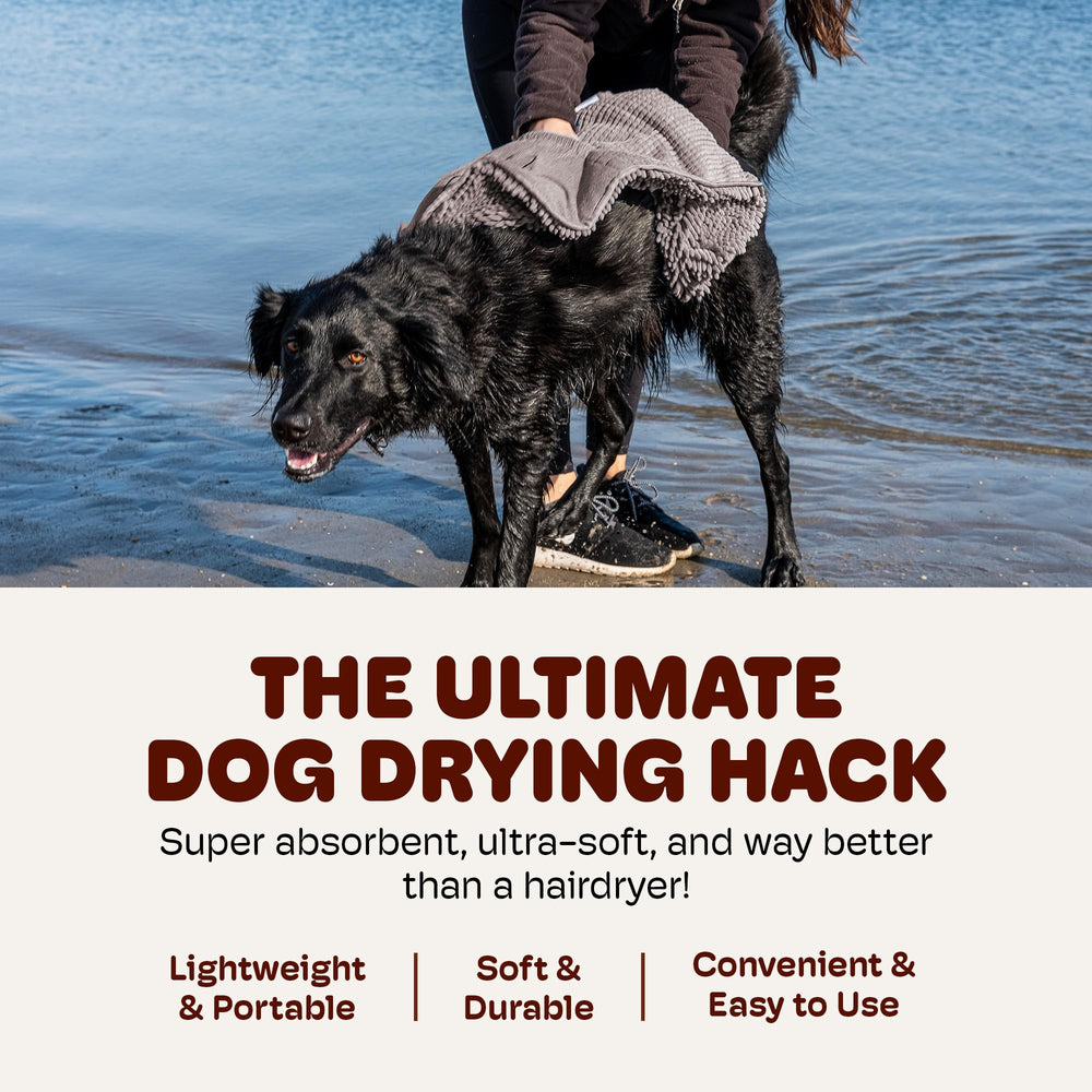 Dog Gone Smart Dirty Dog Shammy machine-washable for easy care.