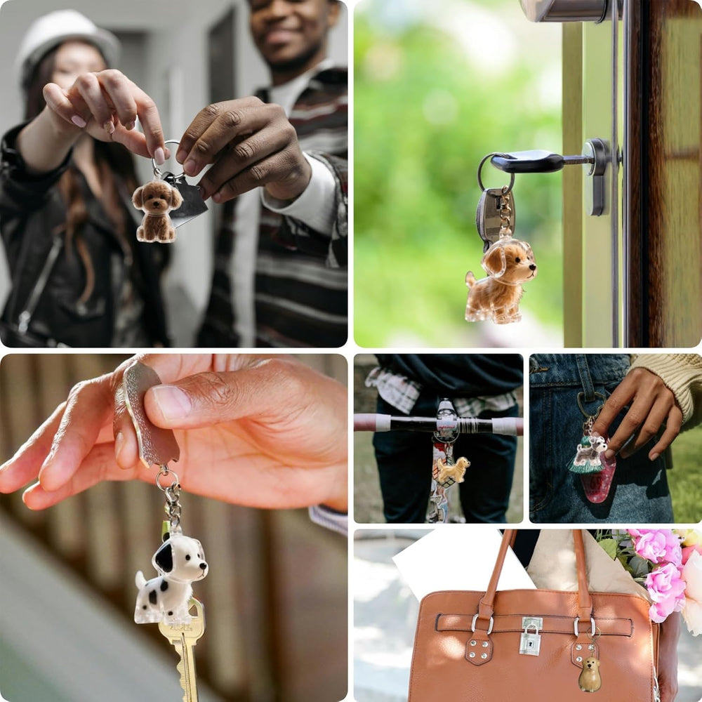 Dog Hair Collector Keychain bag attachment-friendly design for discreet remembrance.